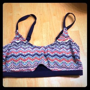 Multi colored Active bikini top